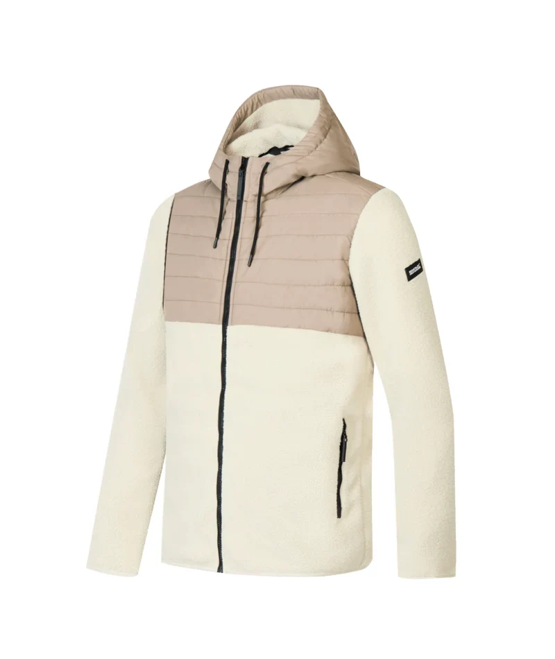 Regatta Men's Frankie Borg Hybrid Full Zip Fleece - Abbeystone/Smokey Olive