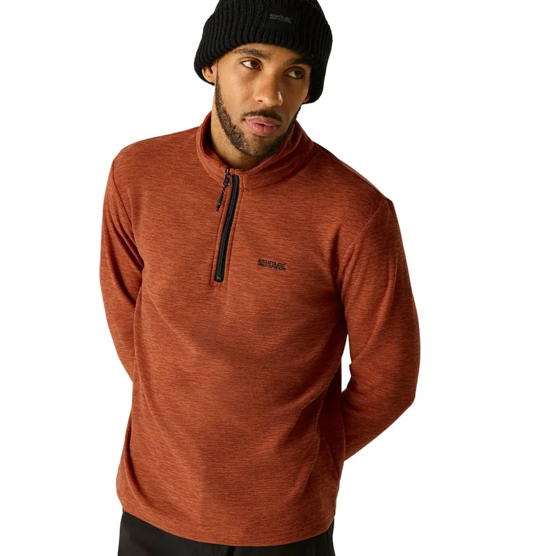 Regatta Men's Thompson Marl Fleece - Burnt Henna