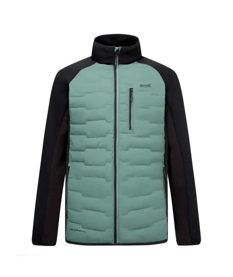 Regatta Men's Cyrus Hybrid Jacket - Dark Forest Green/Black