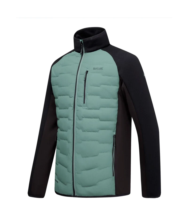 Regatta Men's Cyrus Hybrid Jacket - Dark Forest Green/Black