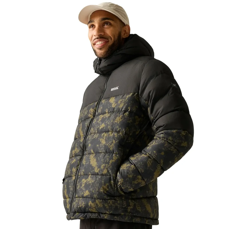 Regatta Men's Aldthorn Padded Jacket - Textured Print/Black