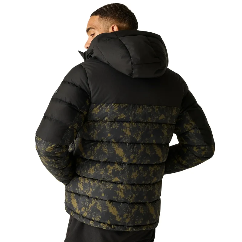 Regatta Men's Aldthorn Padded Jacket - Textured Print/Black
