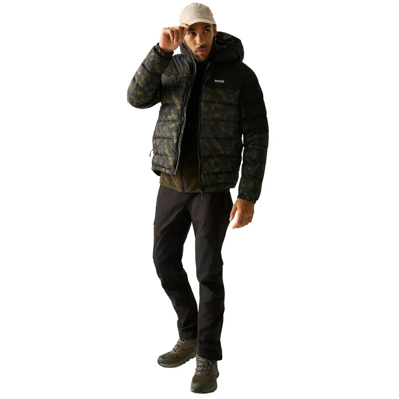 Regatta Men's Aldthorn Padded Jacket - Textured Print/Black