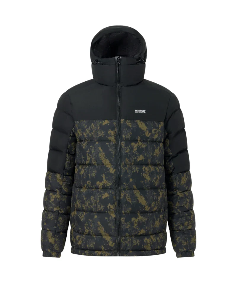 Regatta Men's Aldthorn Padded Jacket - Textured Print/Black