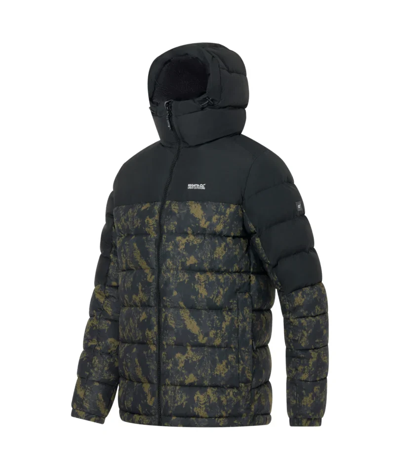 Regatta Men's Aldthorn Padded Jacket - Textured Print/Black