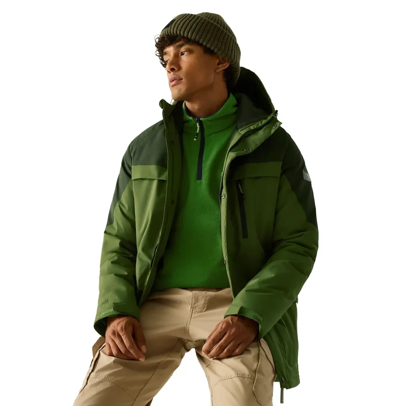 Regatta Men's Stanford Waterproof Insulated Jacket - Nephrite Green/Dark Khaki