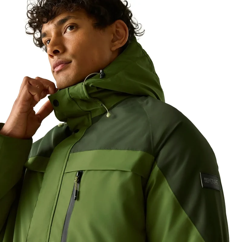 Regatta Men's Stanford Waterproof Insulated Jacket - Nephrite Green/Dark Khaki
