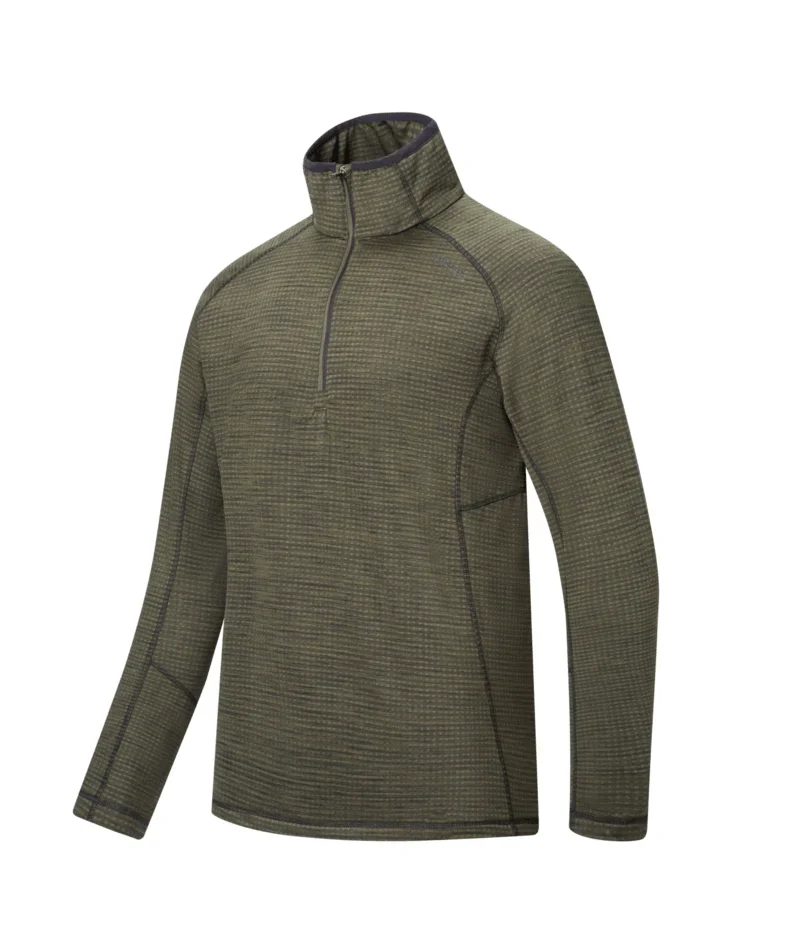 Regatta Men's Yonder II Half-Zip Midlayer Fleece - Dark Khaki