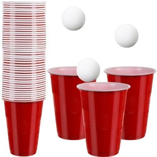 50x Bierpongbecher stabil