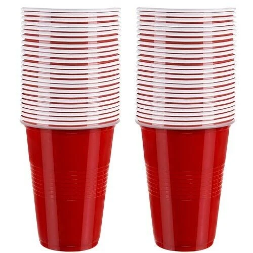 50x Bierpongbecher stabil