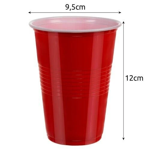 50x Bierpongbecher stabil