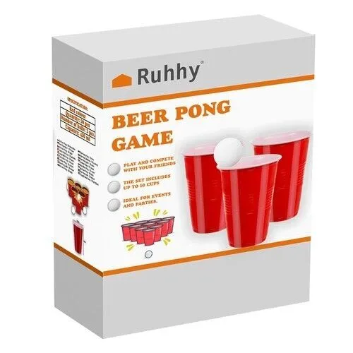 50x Bierpongbecher stabil