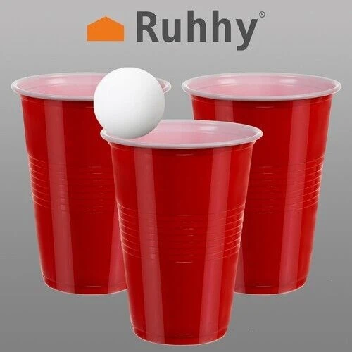 50x Bierpongbecher stabil