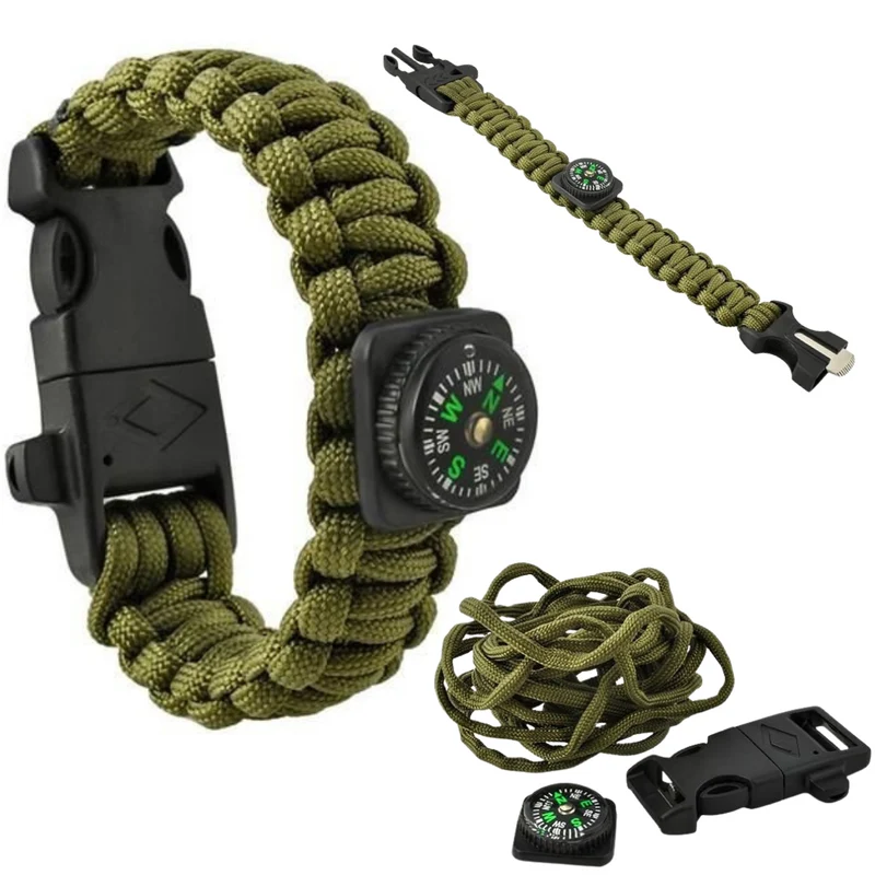 Outdoor Paracord Survival Armband
