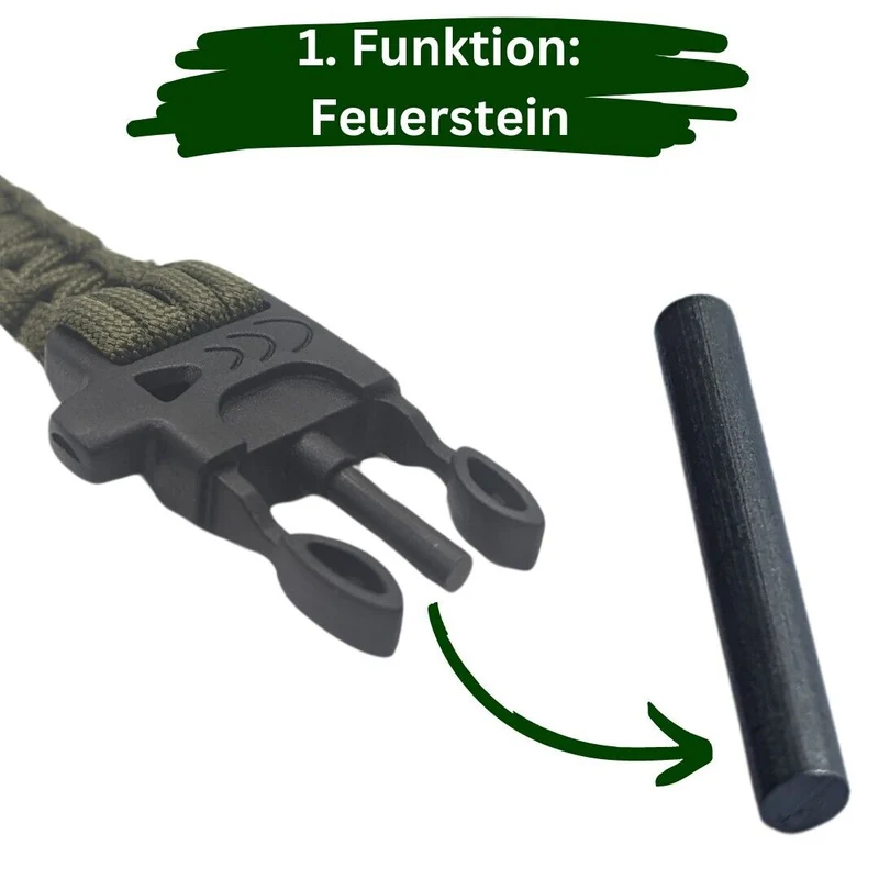 Outdoor Paracord Survival Armband