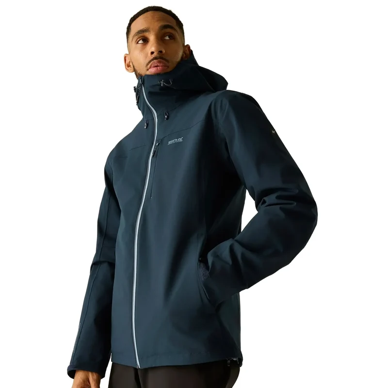 Regatta Men's Birchdale II Waterproof Jacket - Navy Dusky Blue