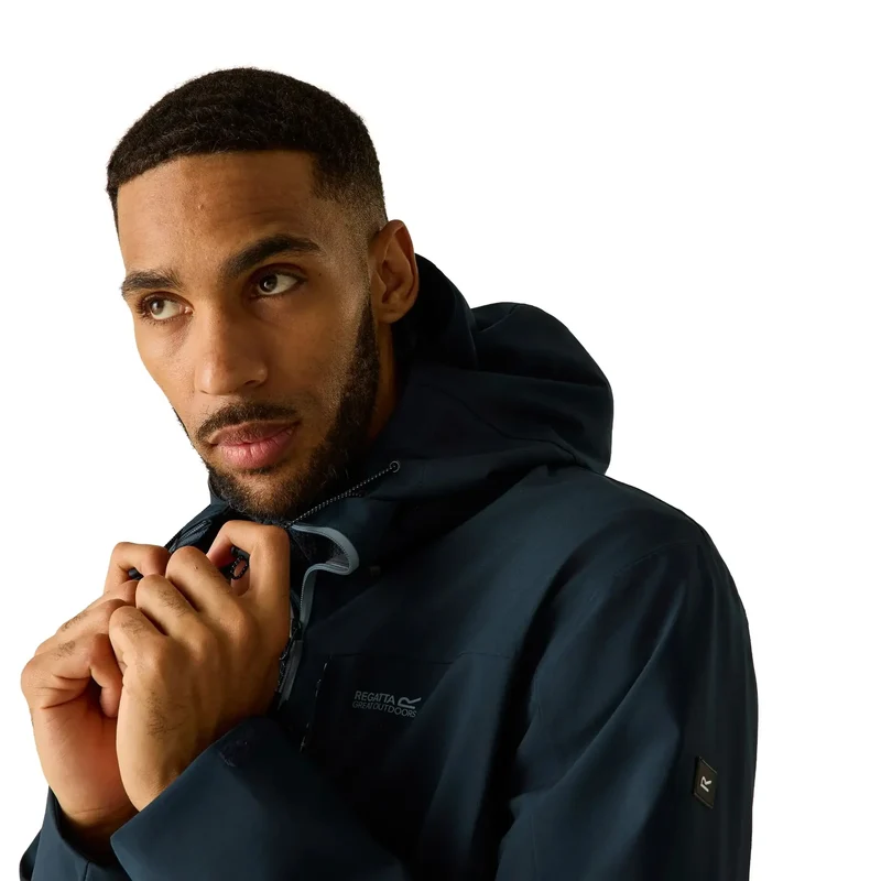 Regatta Men's Birchdale II Waterproof Jacket - Navy Dusky Blue