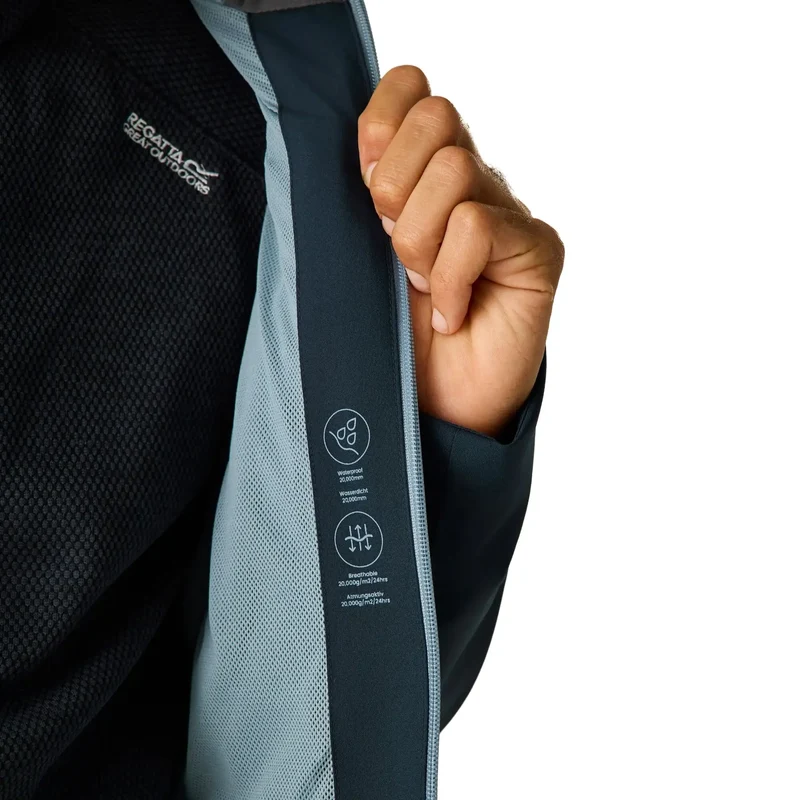 Regatta Men's Birchdale II Waterproof Jacket - Navy Dusky Blue