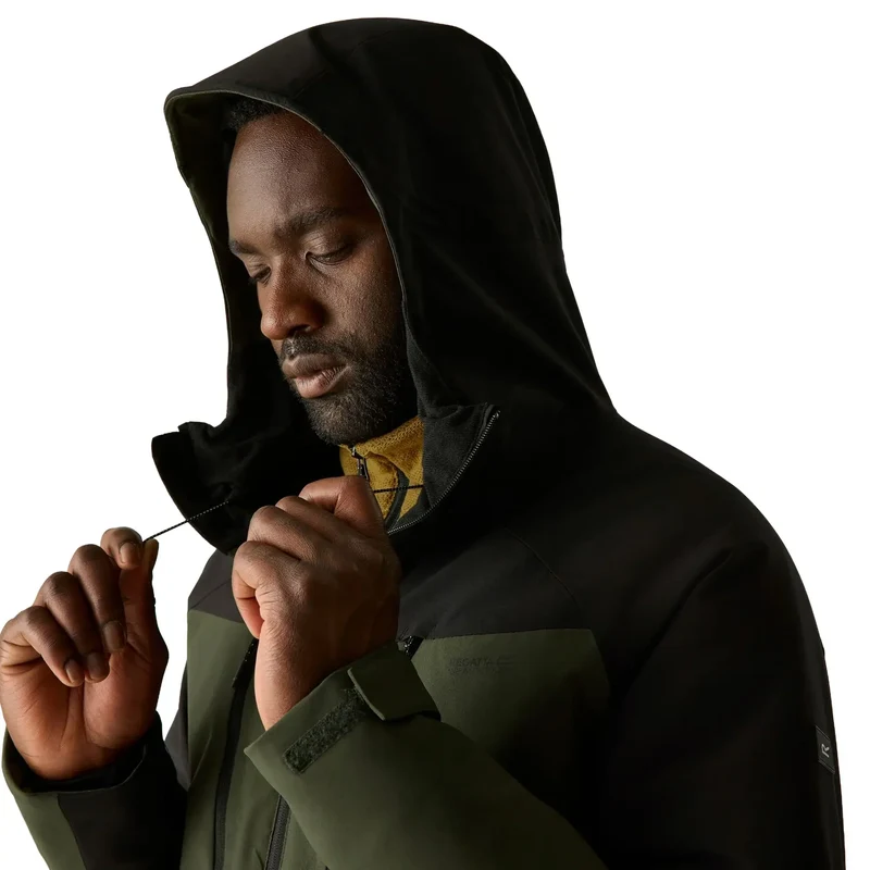 Regatta Men's Highton Stretch Padded Jacket - Dark Khaki/Black