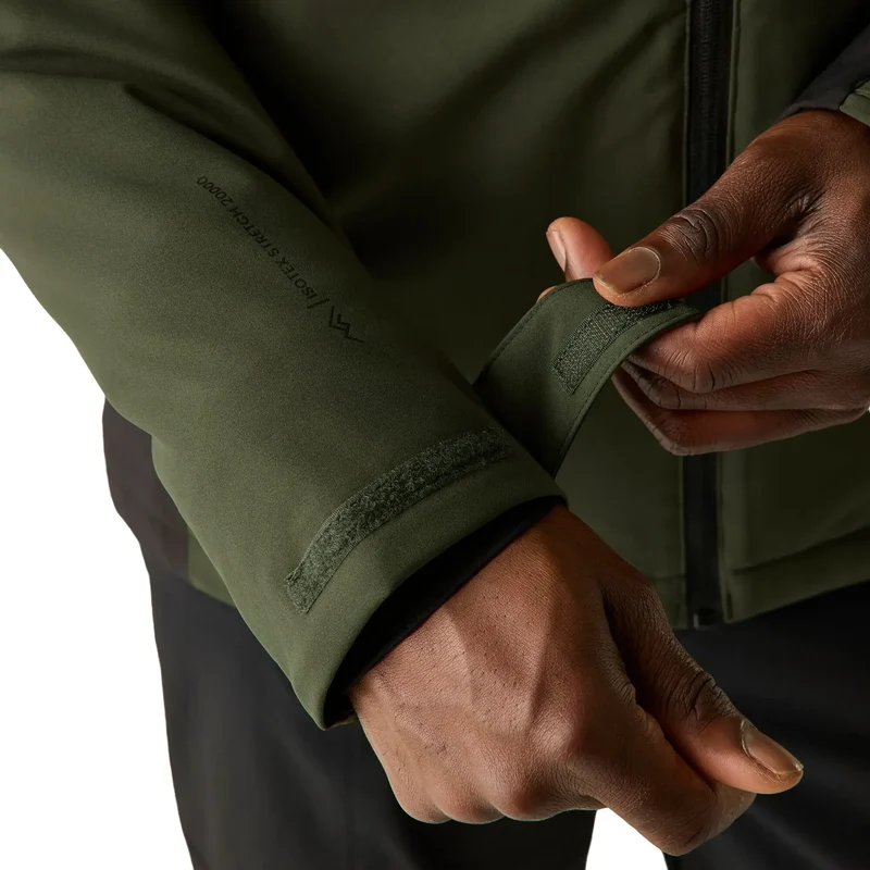 Regatta Men's Highton Stretch Padded Jacket - Dark Khaki/Black