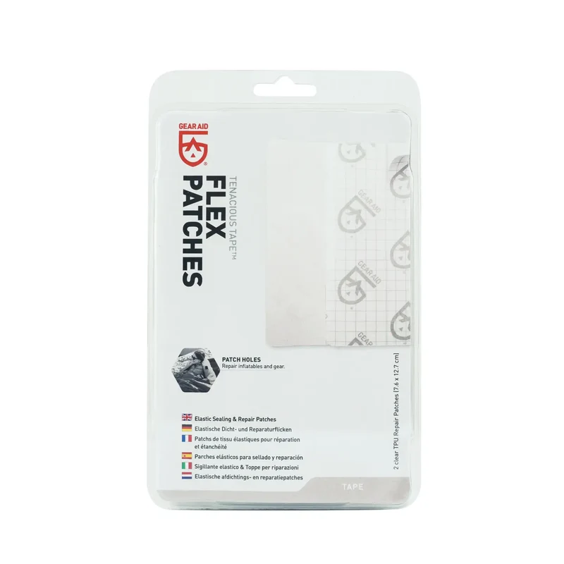 Tenacious Tape Flex Patches klar TPU 2 Stück
