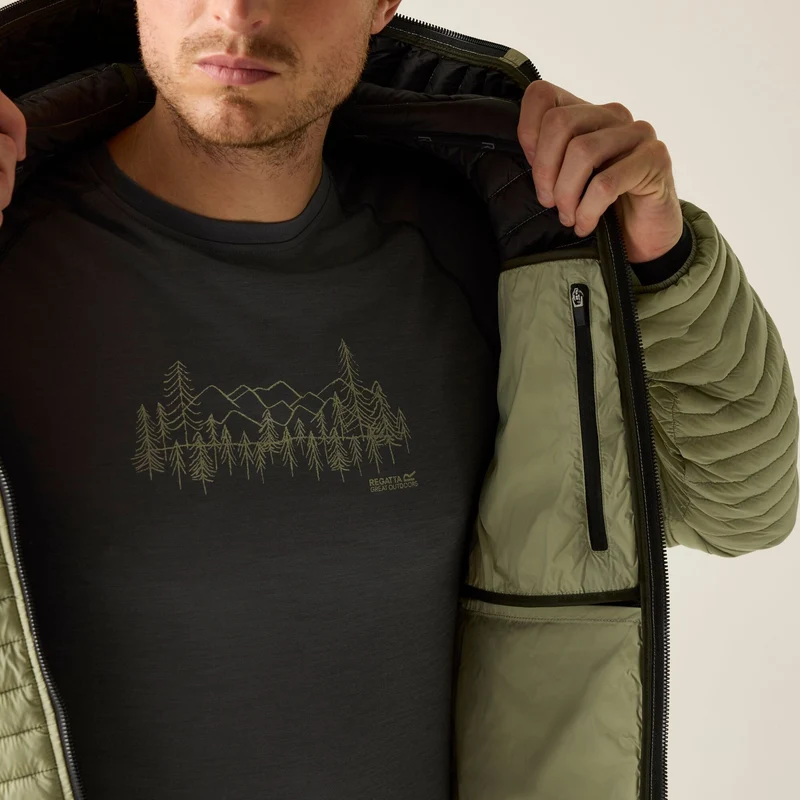 Regatta Men's Rigain Padded Jacket - Sage Green