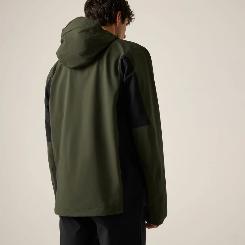 Regatta Men's Birchdale II Waterproof Jacket - Khaki Green Black
