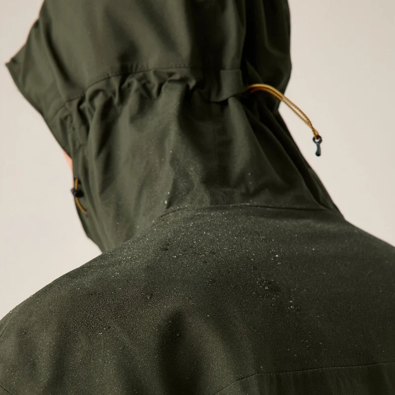 Regatta Men's Birchdale II Waterproof Jacket - Khaki Green Black