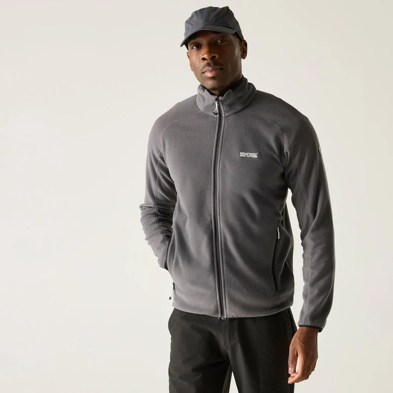 Regatta Men's Hadfield Full Zip Fleece - Grey