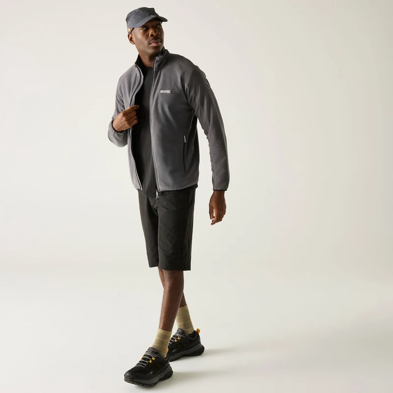 Regatta Men's Hadfield Full Zip Fleece - Grey