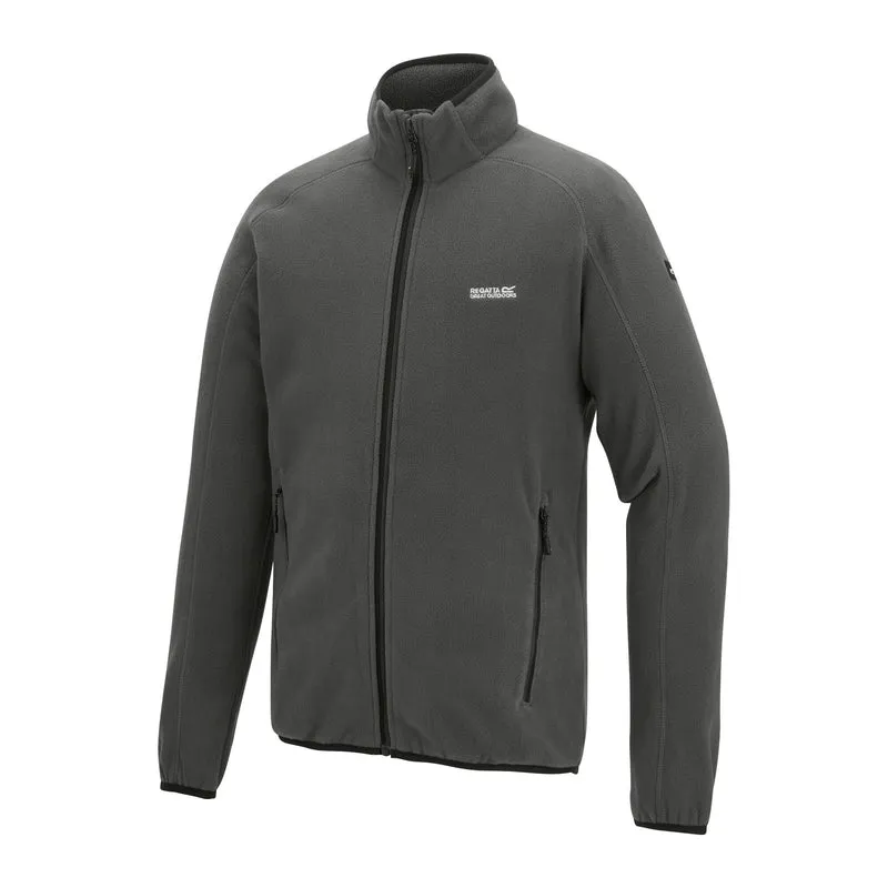 Regatta Men's Hadfield Full Zip Fleece - Grey