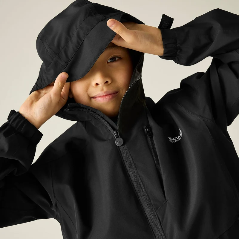 Regatta Kids' Calderdale III Waterproof Jacket - Black