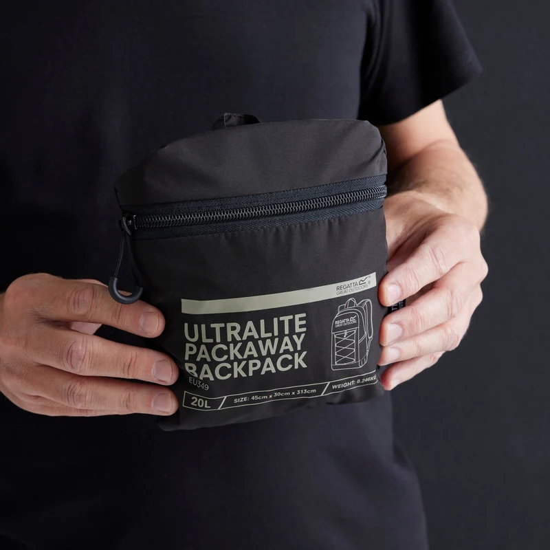 Regatta Ultralite Packaway Backpack 20L - Black