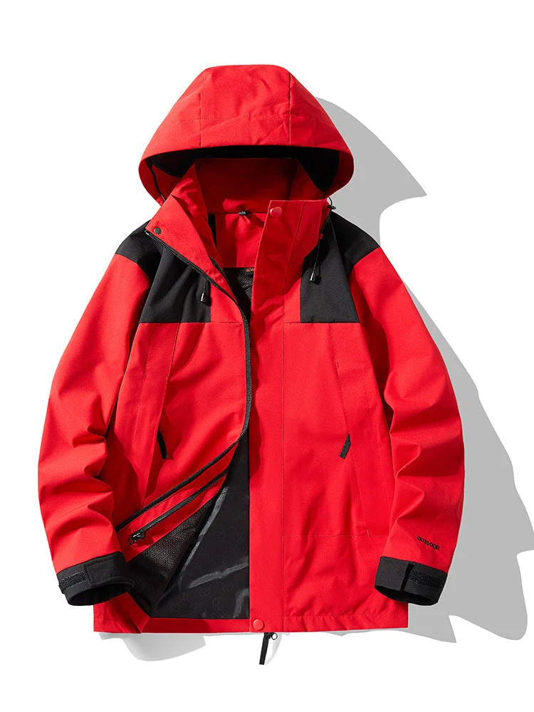 Unisex Wasserdichte Outdoor-Winterjacke – Warm & Winddicht für Abenteuer