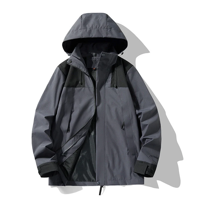 Unisex Wasserdichte Outdoor-Winterjacke – Warm & Winddicht für Abenteuer