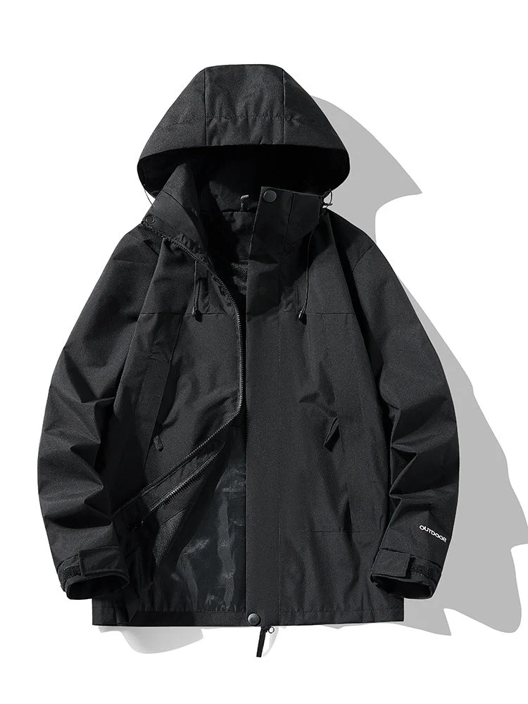 Unisex Wasserdichte Outdoor-Winterjacke – Warm & Winddicht für Abenteuer