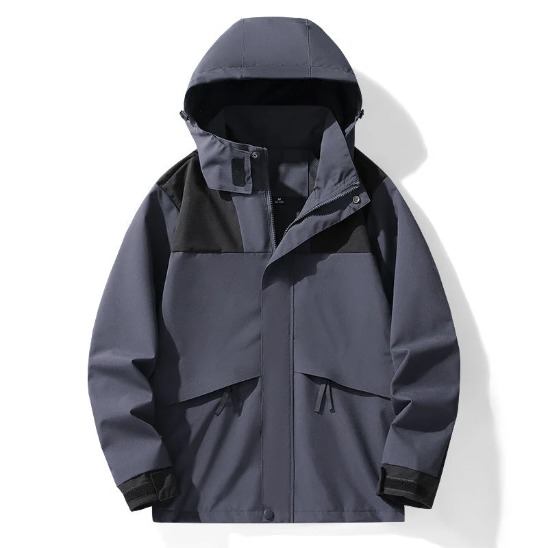 Unisex Wasserdichte Outdoor-Winterjacke – Warm & Winddicht für Abenteuer