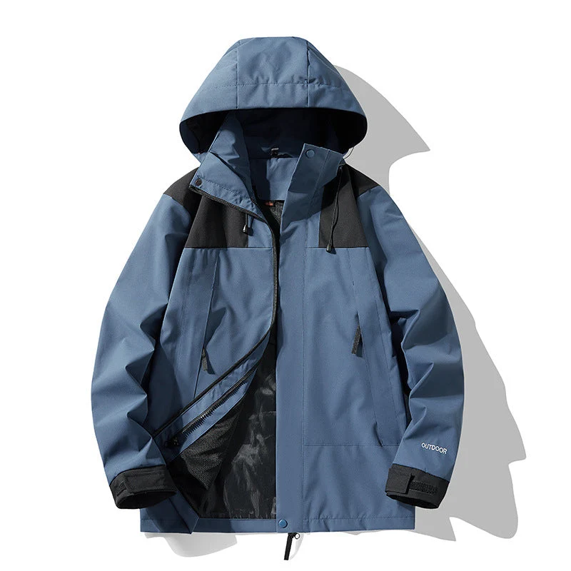 Unisex Wasserdichte Outdoor-Winterjacke – Warm & Winddicht für Abenteuer