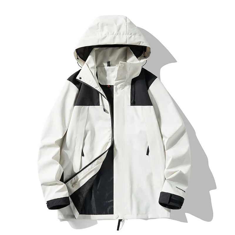 Unisex Wasserdichte Outdoor-Winterjacke – Warm & Winddicht für Abenteuer