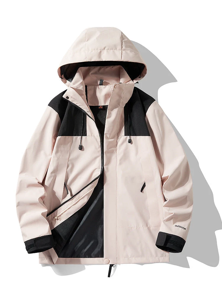 Unisex Wasserdichte Outdoor-Winterjacke – Warm & Winddicht für Abenteuer