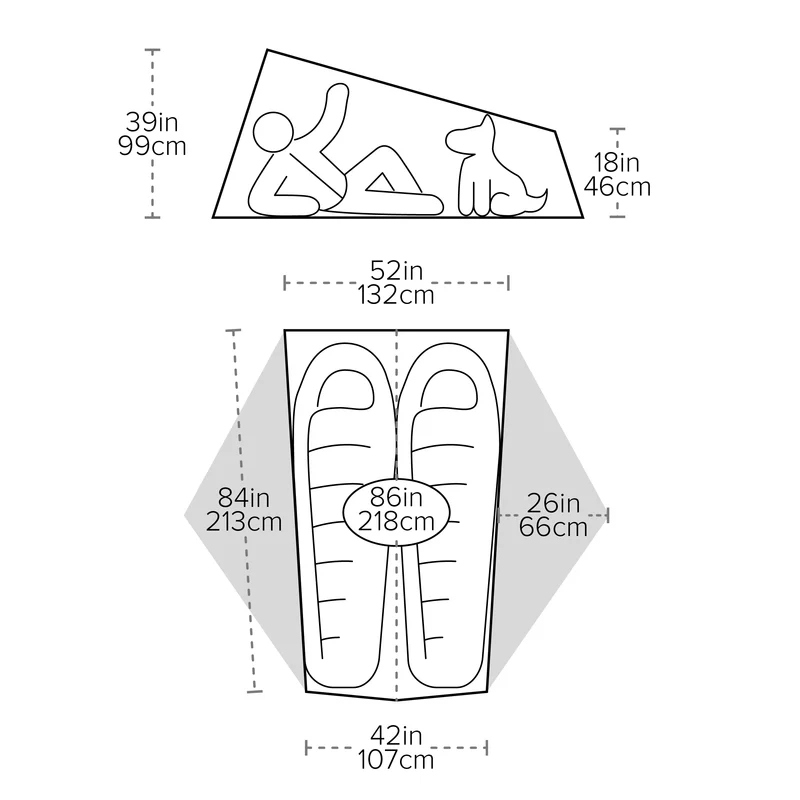 Big Agnes Tiger Wall UL2 "Hyper Bead"