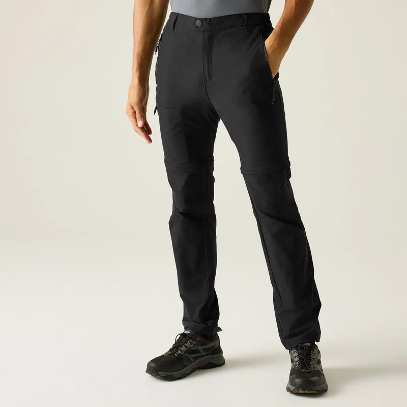 Regatta Men's Highton II Zip Off Walking Trousers - Black