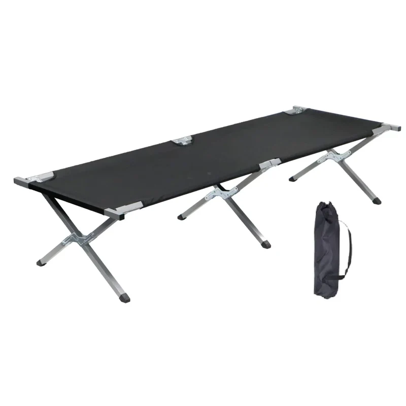 Aluminium Folding Camping Bed with Carry Bag