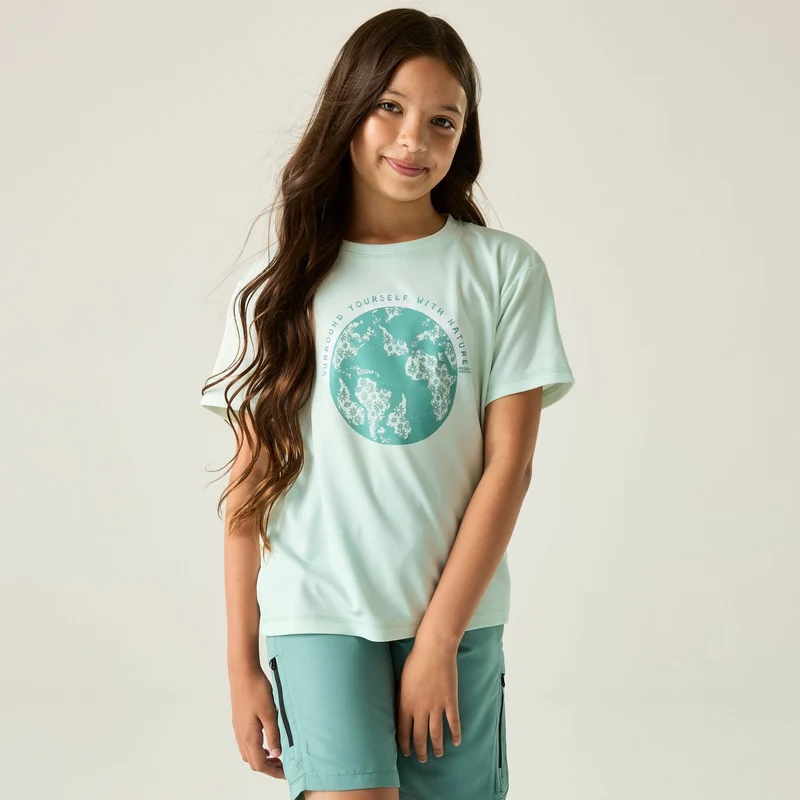 Regatta Kids Aria Quick Dry T-Shirt - Ocean Mist
