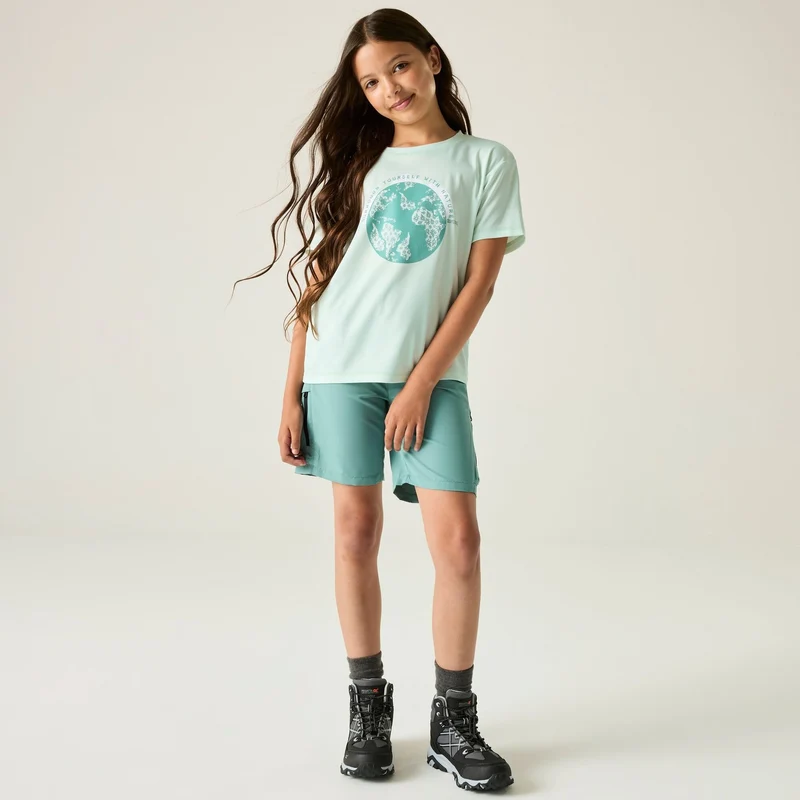 Regatta Kids Aria Quick Dry T-Shirt - Ocean Mist