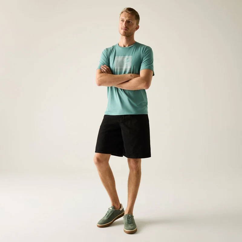 Regatta Mens Fingal Stretch T-Shirt - Arctic