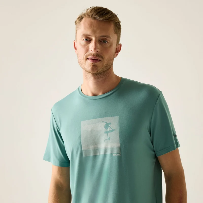Regatta Mens Fingal Stretch T-Shirt - Arctic