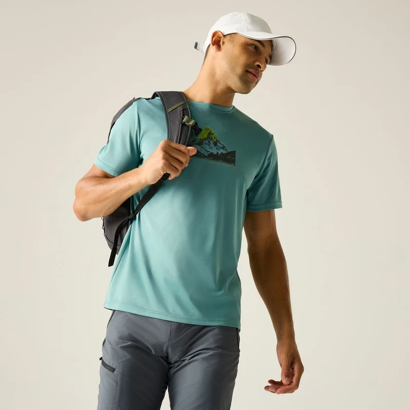 Regatta Men's Fingal Graphic T-Shirt - Arctic Green