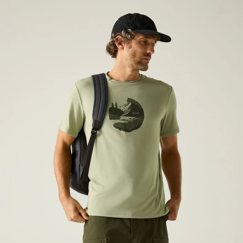 Regatta Men’s Fingal Stretch T-Shirt - Sage Green