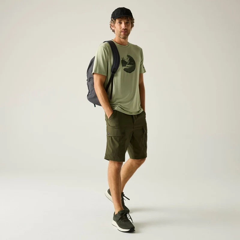 Regatta Men’s Fingal Stretch T-Shirt - Sage Green